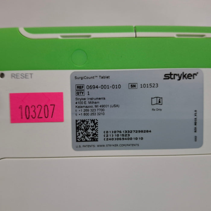 Stryker 0694-001-010 SurgiCount Tablet