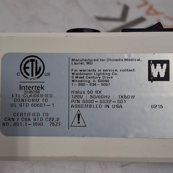 Wildman lighting Co Halux 50sx Exam light