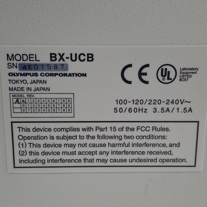 Olympus Olympus BX-UCB Microscope Control Box Lab Microscopes reLink Medical