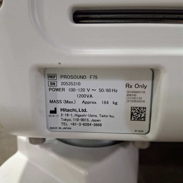 Aloka Aloka Prosound F75 Ultrasound Ultrasound reLink Medical