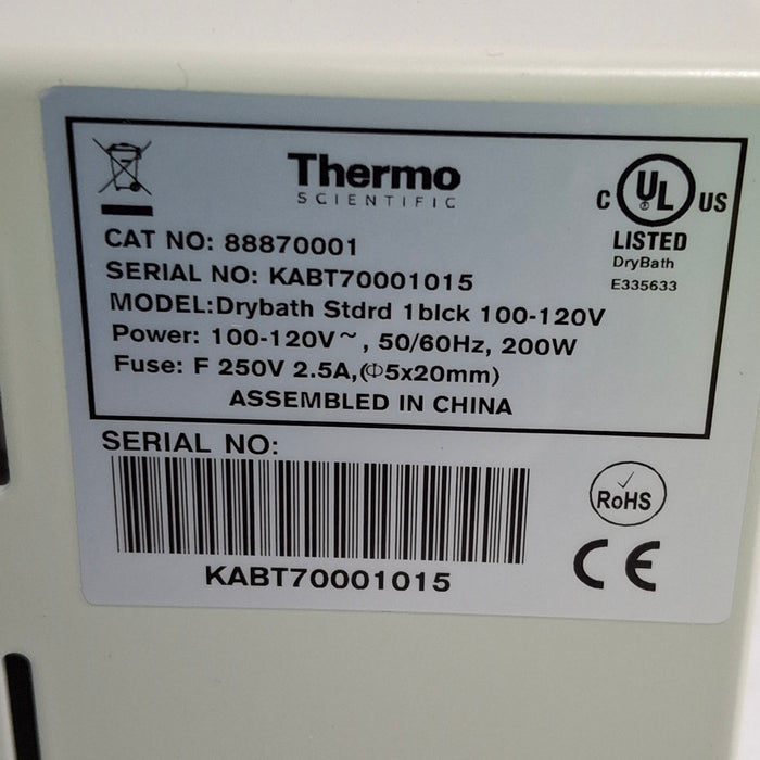 Thermo Scientific Thermo Scientific Drybath Block Heater Research Lab reLink Medical