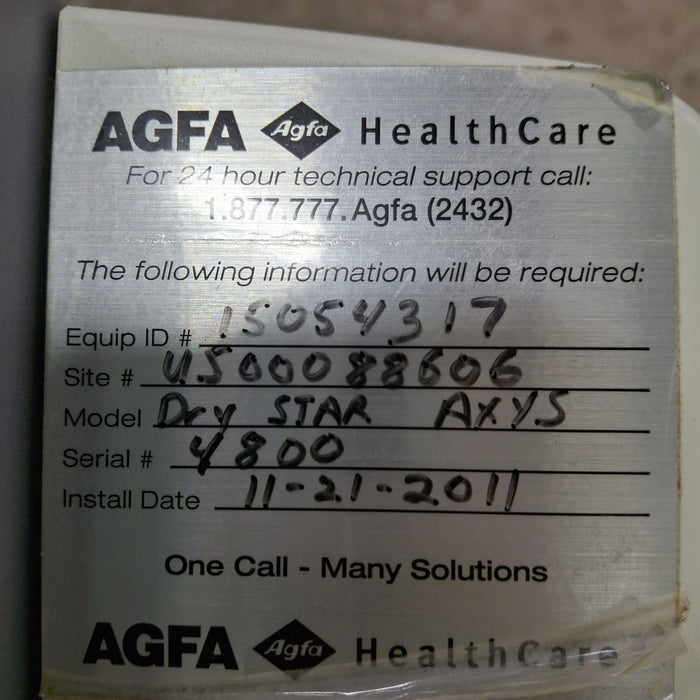 AGFA AGFA Drystar Axys Mammography Film Printer CR and Imagers reLink Medical