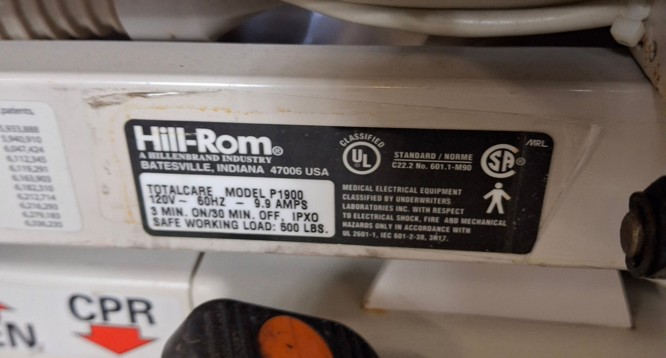 Hill-Rom Hill-Rom Totalcare P1900 Patient Bed Beds & Stretchers reLink Medical