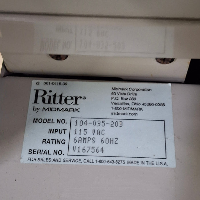 Midmark Midmark Ritter Model 104 Exam Table Exam Chairs / Tables reLink Medical