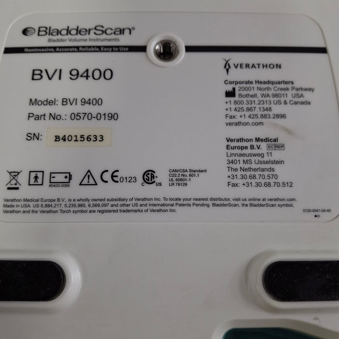 Verathon Medical, Inc Verathon Medical, Inc BVI 9400 Bladderscan Surgical Equipment reLink Medical