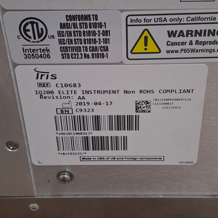 Beckman Coulter, Inc. Beckman Coulter Iris iQ200 Elite 700-3375 Urine Microscopy System Clinical Lab reLink Medical