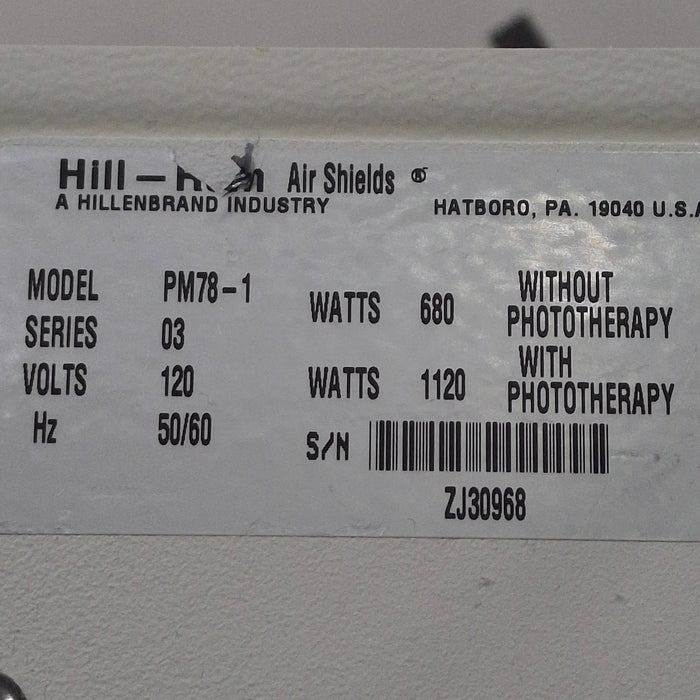 Air-Shields Air-Shields PM78-1 Infant Warmer Infant Warmers and Incubators reLink Medical