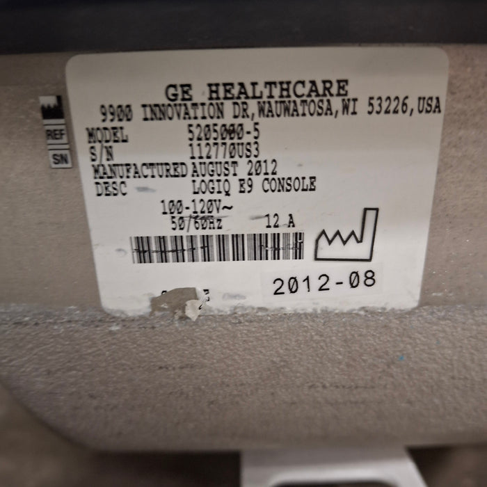 GE Healthcare GE Healthcare Logiq E9 Ultrasound Ultrasound reLink Medical