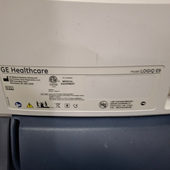 GE Healthcare GE Healthcare Logiq E9 Ultrasound Ultrasound reLink Medical