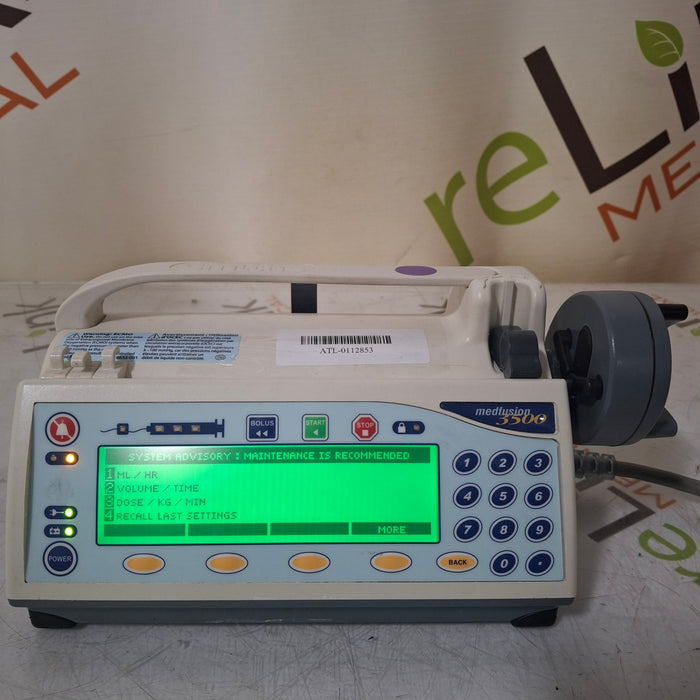 Smiths Medical Smiths Medical Medfusion 3500 Syringe Infusion Pump Infusion Pump reLink Medical