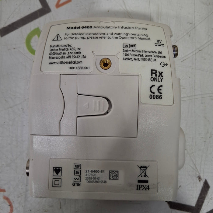 Smiths Medical Cadd-Legacy 6400 مضخة التسريب الإسعافية