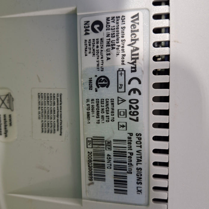 Welch Allyn Welch Allyn Spot LXi - NIBP, SureTemp Plus, Nellcor SpO2 Vital Signs Monitor Patient Monitors reLink Medical