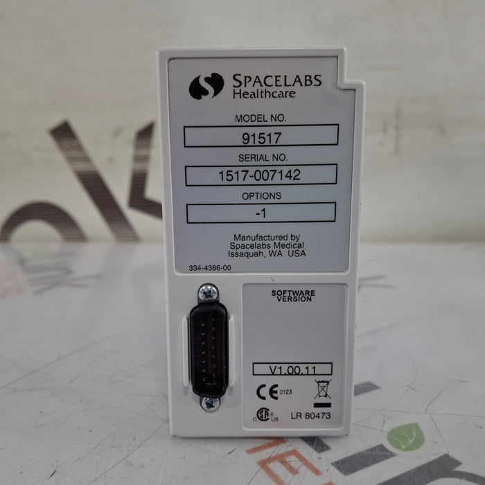 Spacelabs Healthcare Ultraview SL 91517 Multigas Analyzer