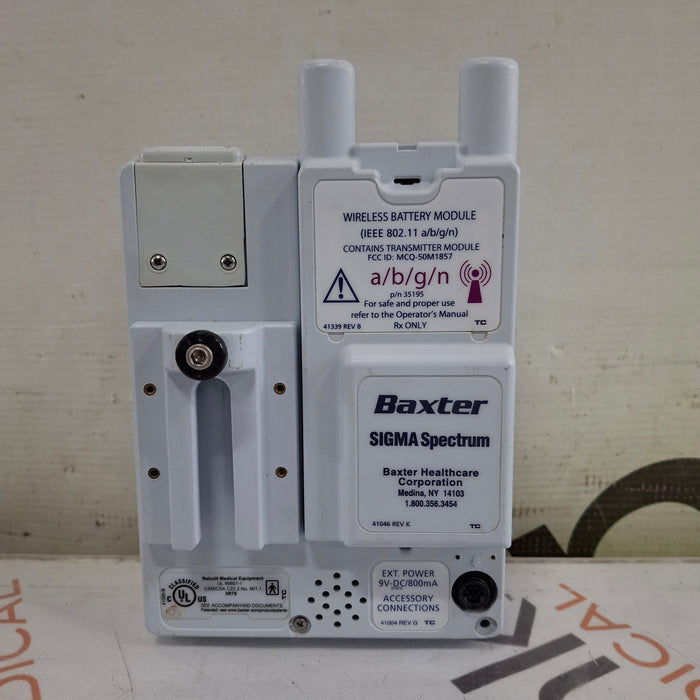 Baxter Baxter Sigma Spectrum 6.05.14 with A/B/G/N Battery Infusion Pump Infusion Pump reLink Medical