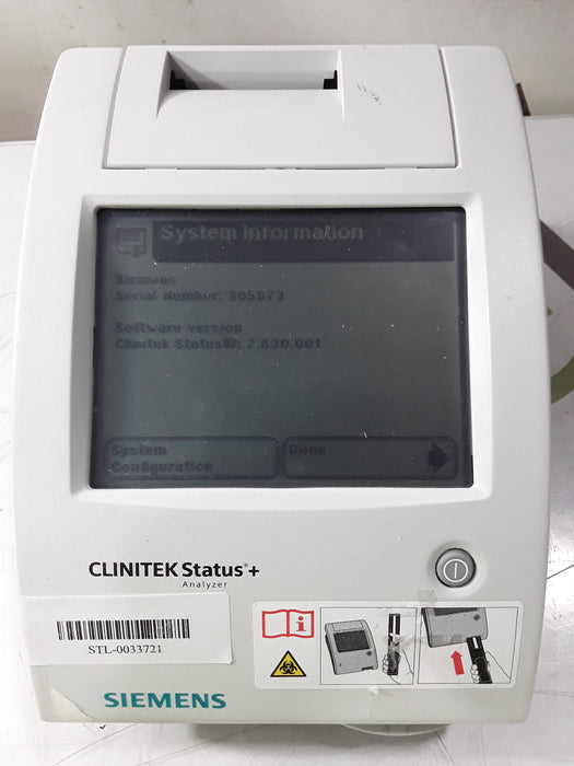 Siemens Siemens Clinitek Status + Urine Analyzer Clinical Lab reLink Medical