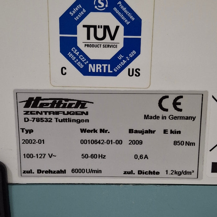 Hettich Instruments Zentrifugen EBA 20C Centrifuge