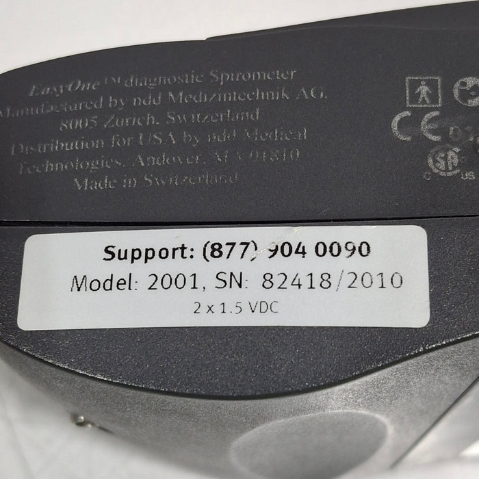 NDD Medical Technologies Inc NDD Medical Technologies Inc EasyOne Plus 2001 Diagnostic Spirometry System Respiratory reLink Medical