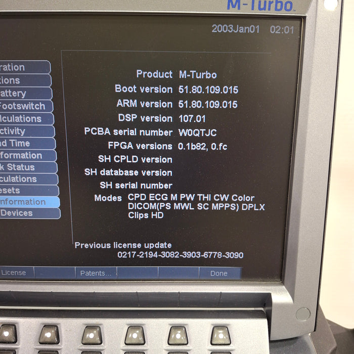 Sonosite M-Turbo Ultrasound