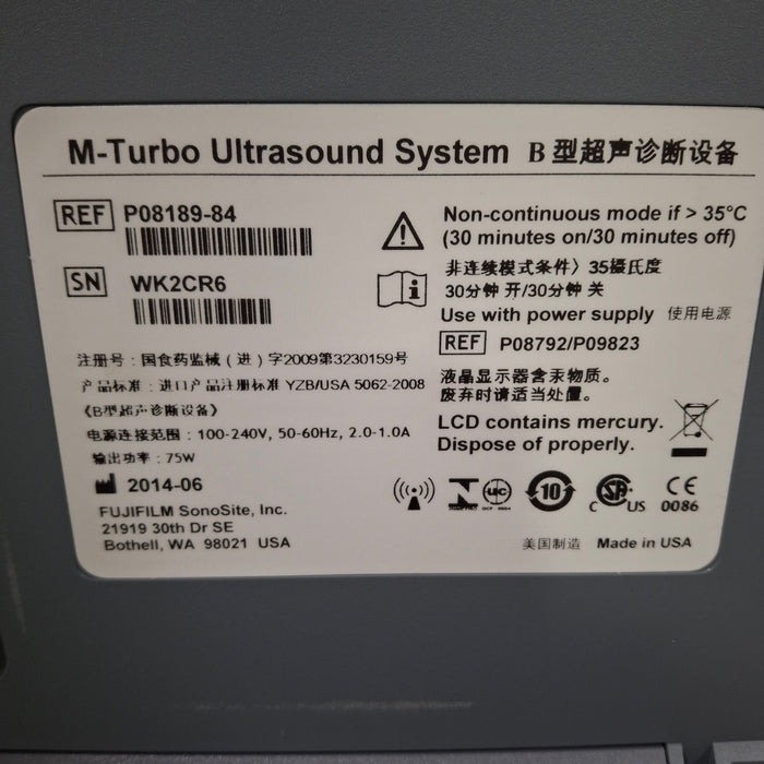 Sonosite M-Turbo Ultrasound