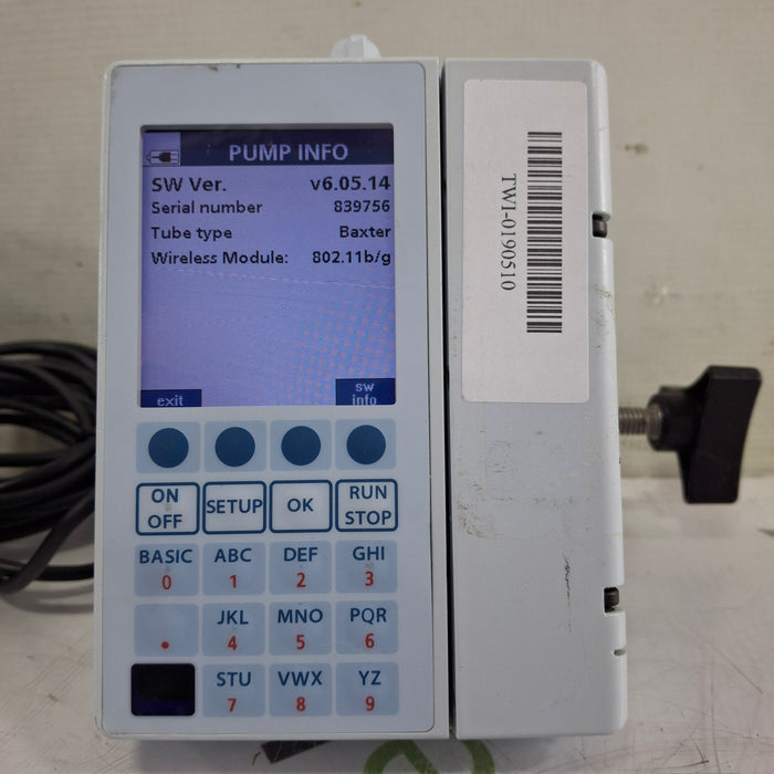 Baxter Baxter Sigma Spectrum 6.05.14 with B/G Battery Infusion Pump Infusion Pump reLink Medical