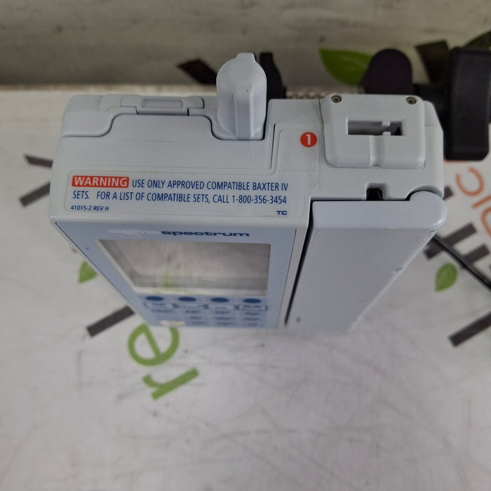 Baxter Baxter Sigma Spectrum 6.05.14 with B/G Battery Infusion Pump Infusion Pump reLink Medical