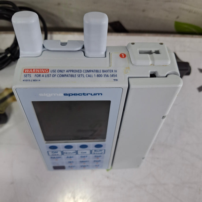 Baxter Baxter Sigma Spectrum 6.05.14 with A/B/G/N Battery Infusion Pump Infusion Pump reLink Medical