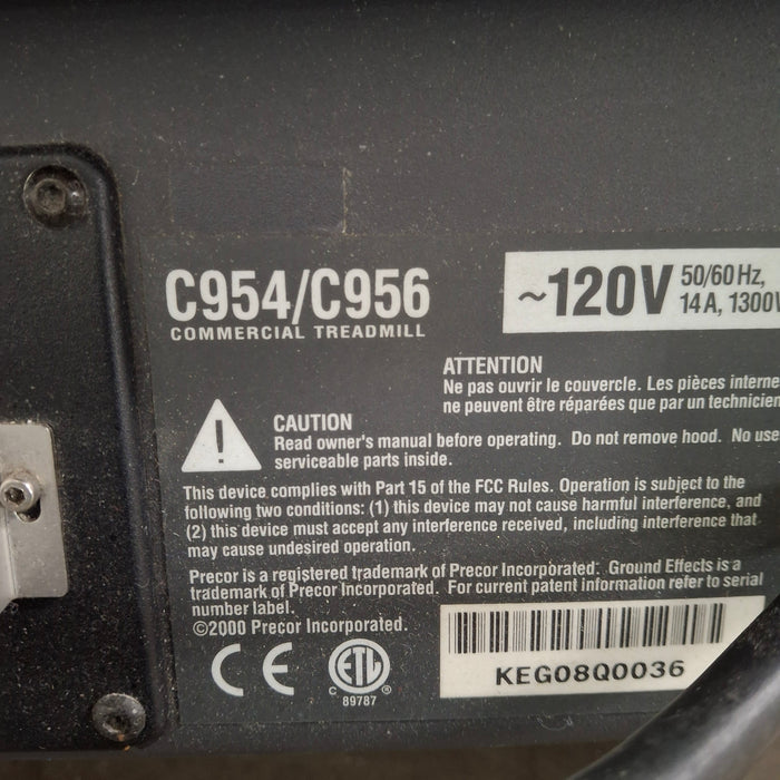 Precor USA Precor USA C954/C956 Commercial Treadmill Fitness and Rehab Equipment reLink Medical