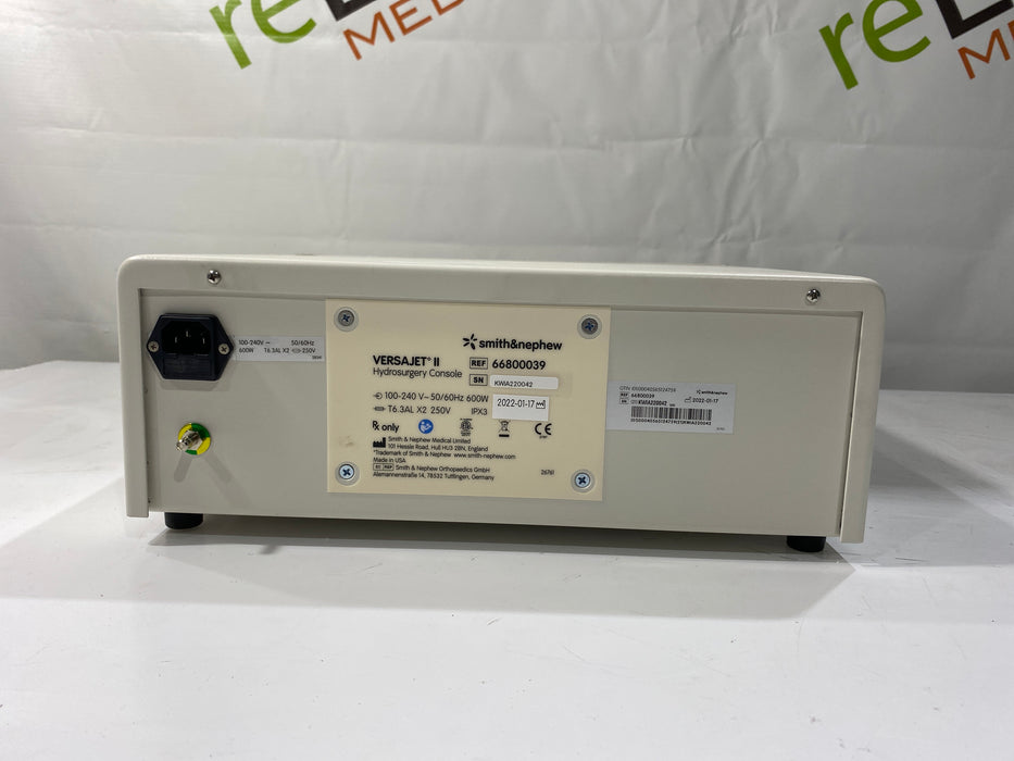 Smith & Nephew Versajet II Hydrosurgery Console