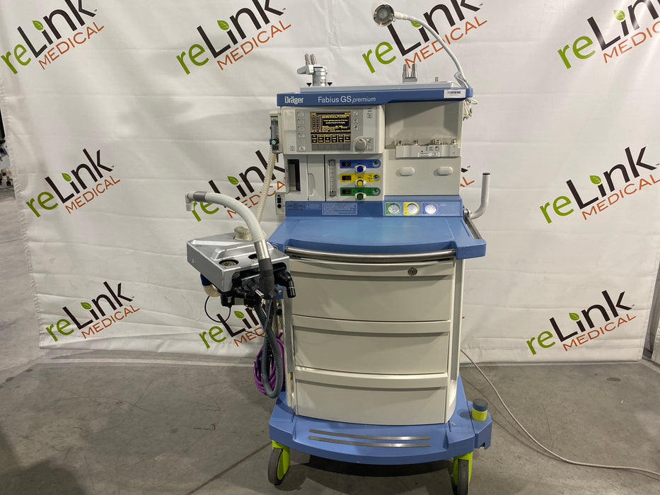 Draeger Medical Draeger Medical Fabius GS Premium Anesthesia Machine Anesthesia reLink Medical