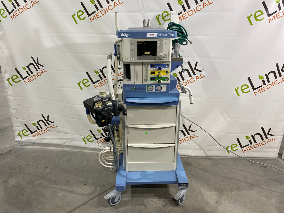 Draeger Medical Draeger Medical Fabius Tiro Anesthesia Machine Anesthesia reLink Medical