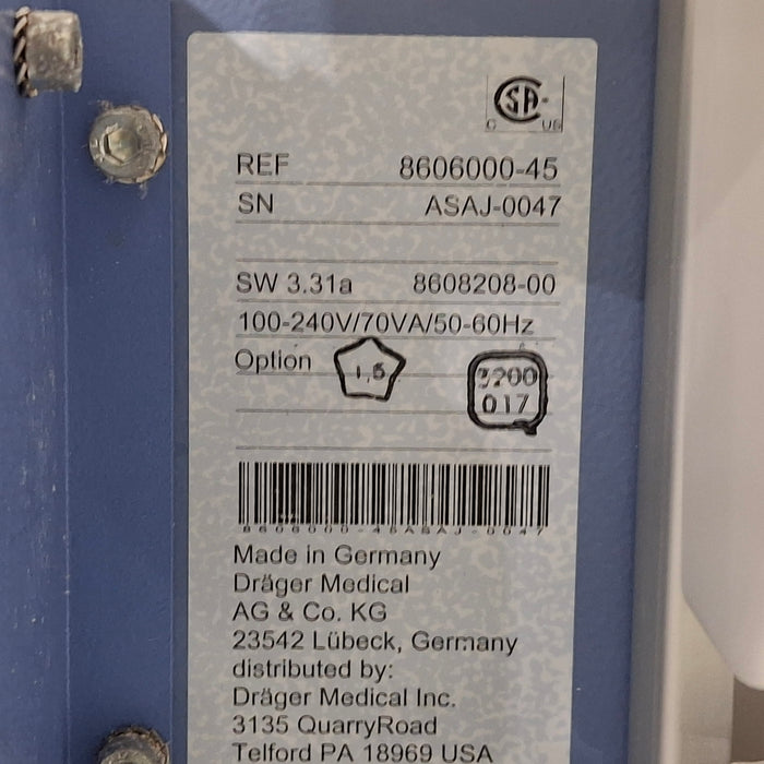 Draeger Medical Draeger Medical Fabius Tiro Anesthesia Machine Anesthesia reLink Medical