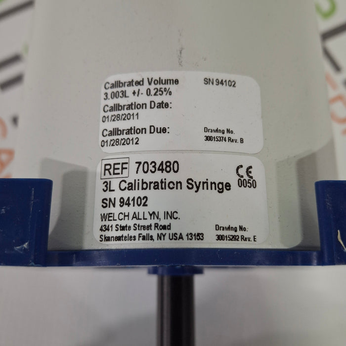 Welch Allyn Welch Allyn 3L Calibration Syringe Surgical Instruments Patient Monitors reLink Medical
