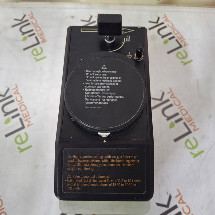 Datex-Ohmeda Datex-Ohmeda Tec 6 Plus Desflurane Vaporizer Anesthesia reLink Medical