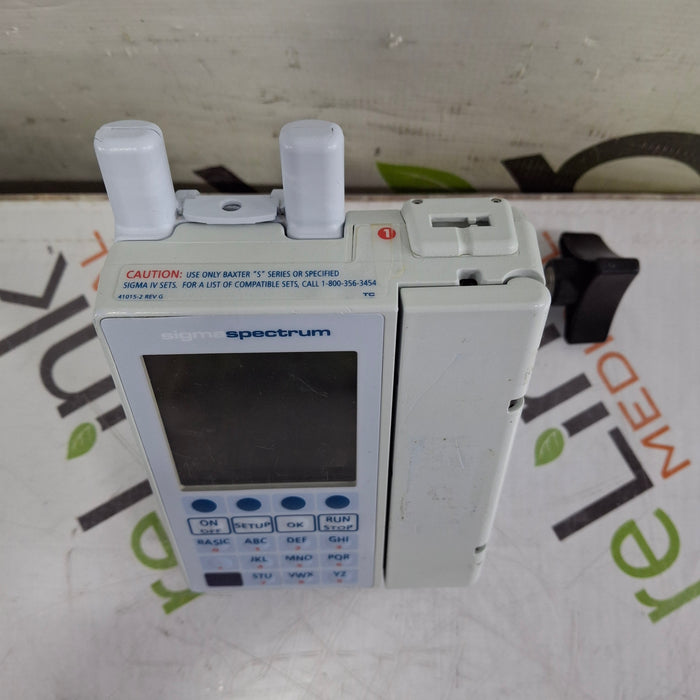 Baxter Sigma Spectrum w/ A/B/G/N Battery Infusion Pump