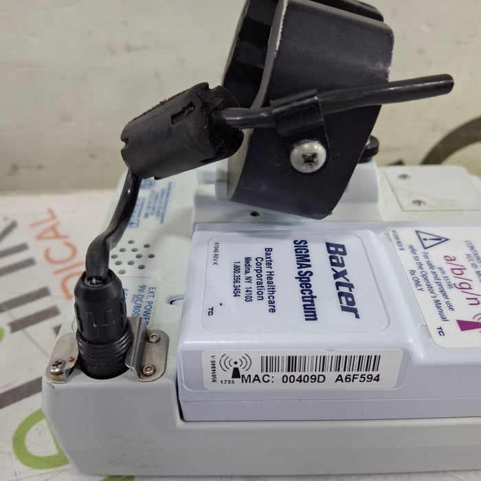 Baxter Sigma Spectrum w/ A/B/G/N Battery Infusion Pump