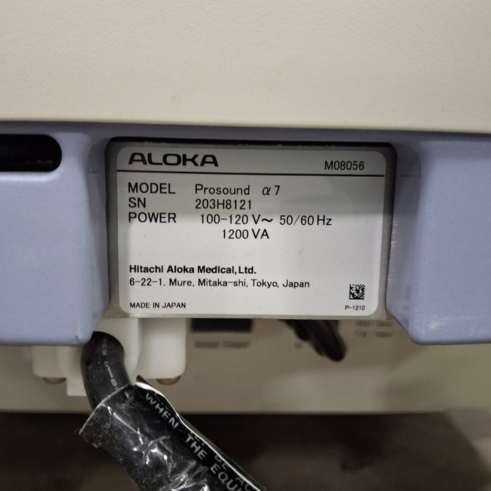 Aloka Aloka Prosound Alpha 7 Ultrasound Ultrasound reLink Medical