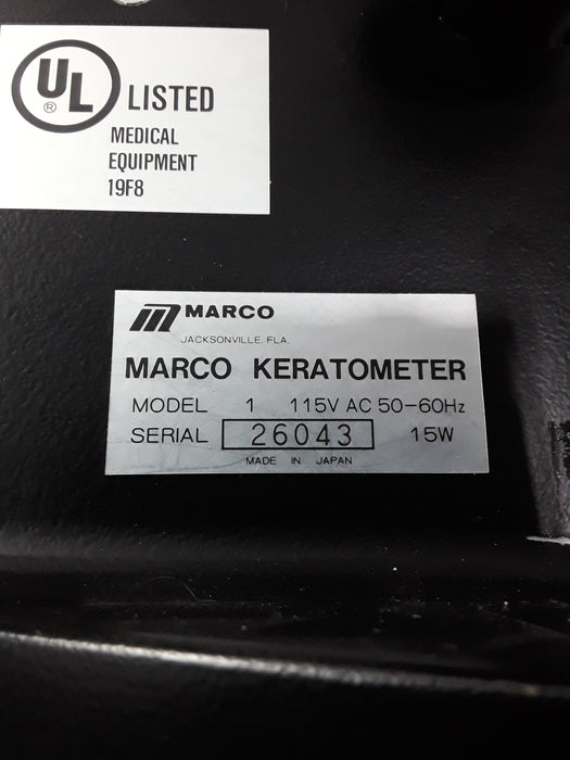 Marco Marco Model 1 Keratometer Ophthalmology reLink Medical
