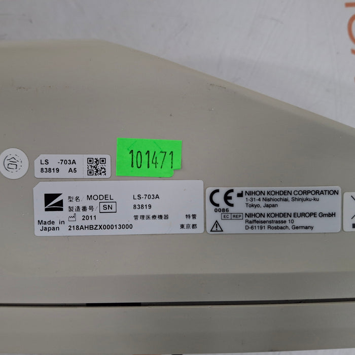 Nihon Kohden Nihon Kohden LS-703A Photic Stimulator EEG EMG Sleep Systems reLink Medical