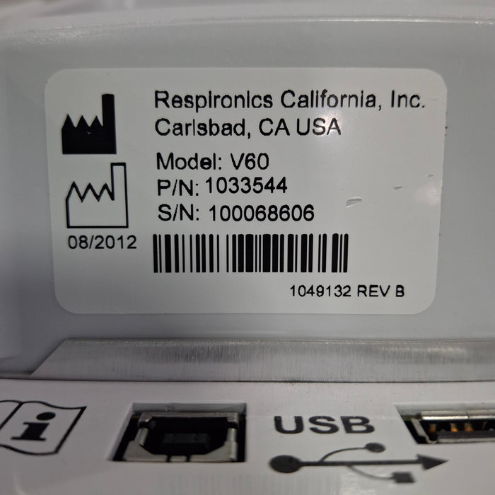 Philips Philips Respironics V60 BiPAP Ventilator Respiratory reLink Medical