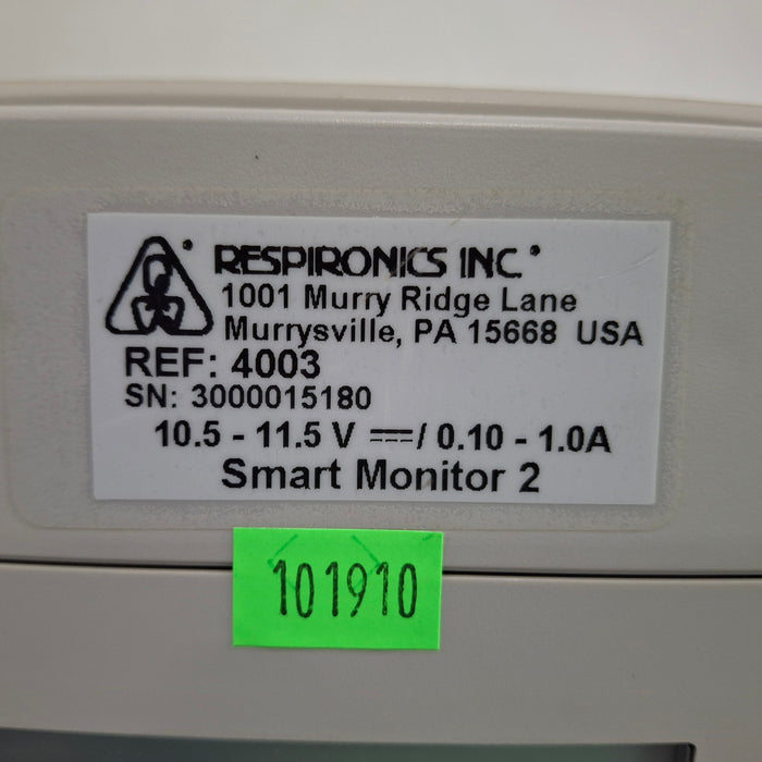 Respironics Respironics SmartMonitor 2PS 2PS Apnea Monitor Respiratory reLink Medical