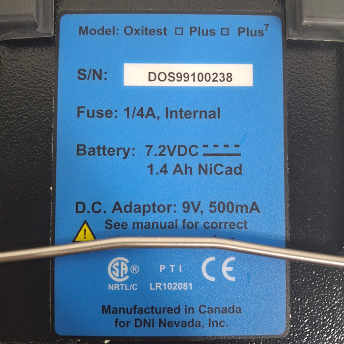Dynatech DNI Nevada Dynatech DNI Nevada Oxitest Plus 7 Pulse Oximeter Tester Analyzer Test Equipment reLink Medical