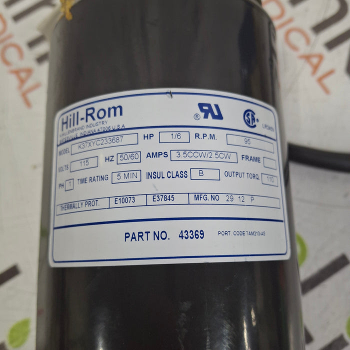 Hill-Rom K37XY Motor Assembly