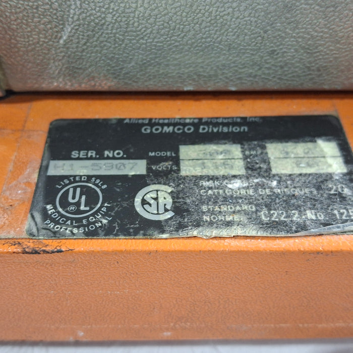 Gomco 300 Tabletop Aspirator