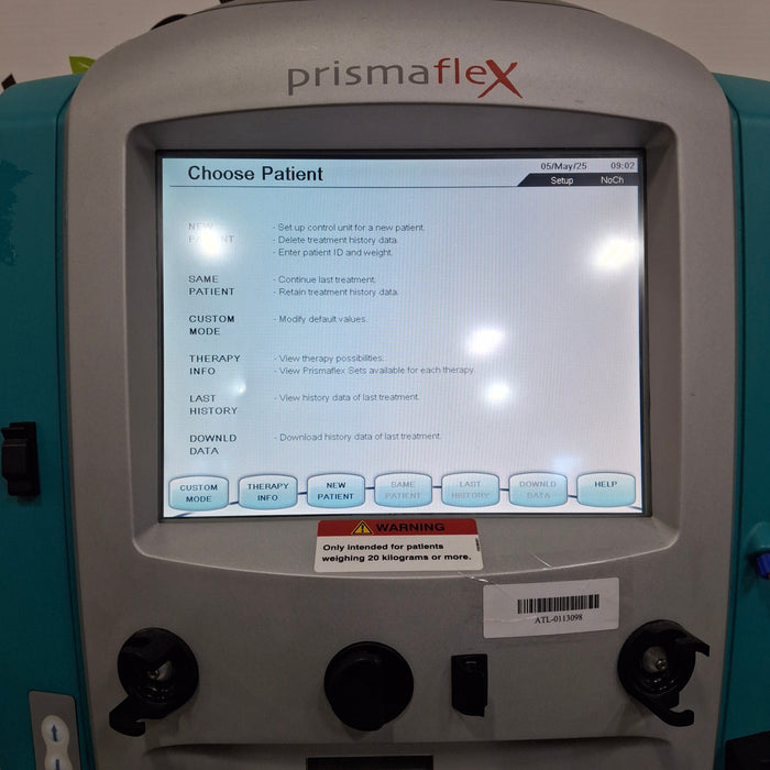 Gambro Prismaflex Dialysis Machine