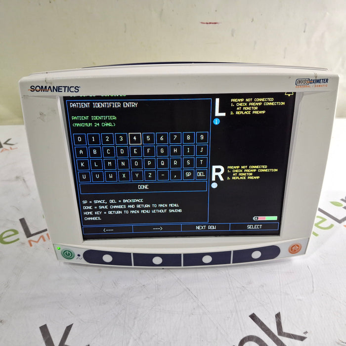 Somanetics Invos 5100C Cerebral Oximeter Monitor