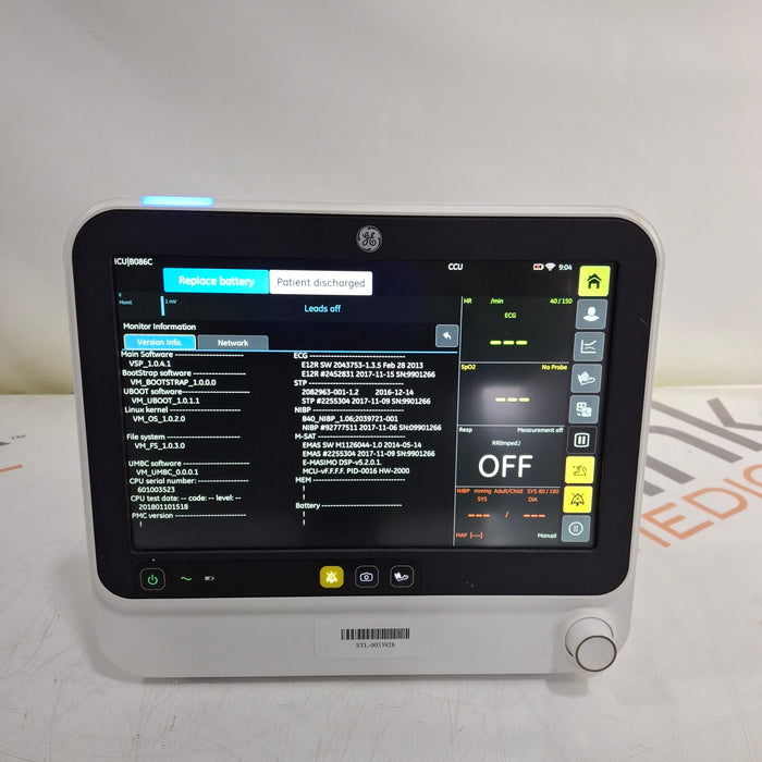 GE Healthcare GE Healthcare B125 Patient Monitor Patient Monitors reLink Medical