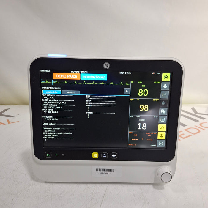 GE Healthcare B125 Patient Monitor