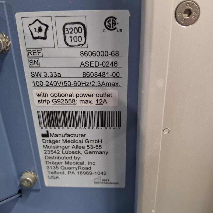 Draeger Medical Draeger Medical Fabius Tiro Anesthesia Machine Anesthesia reLink Medical