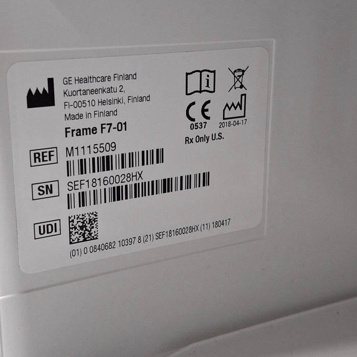 GE Healthcare GE Healthcare F7-01 M1115509 Module Rack Patient Monitors reLink Medical