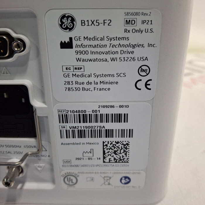 GE Healthcare GE Healthcare B1X5-F2 Module Rack Patient Monitors reLink Medical